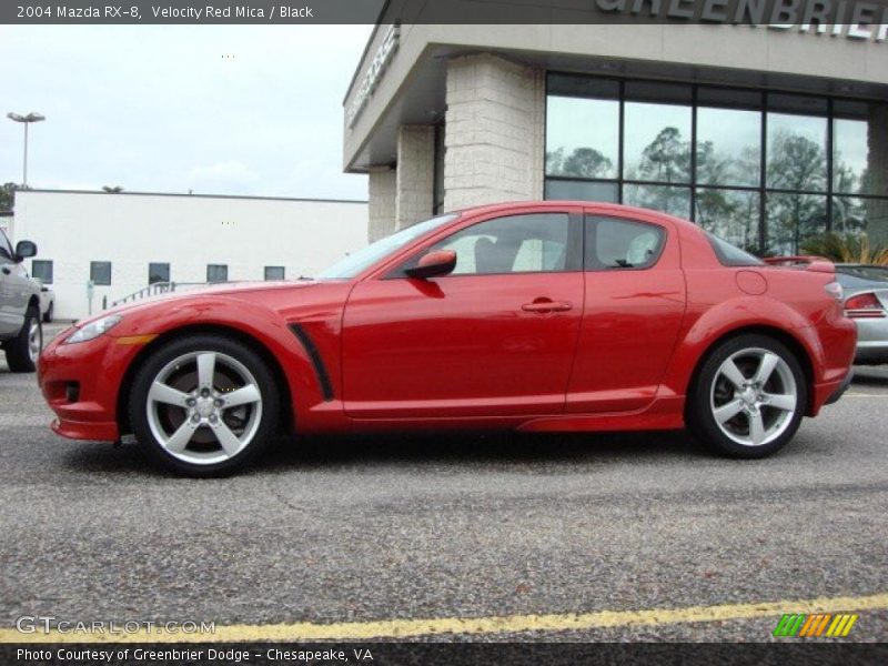 Velocity Red Mica / Black 2004 Mazda RX-8