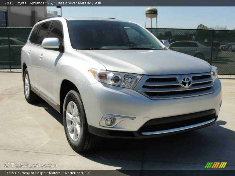 Classic Silver Metallic / Ash 2011 Toyota Highlander V6