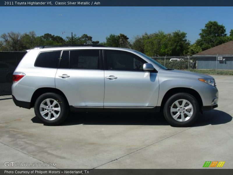 Classic Silver Metallic / Ash 2011 Toyota Highlander V6