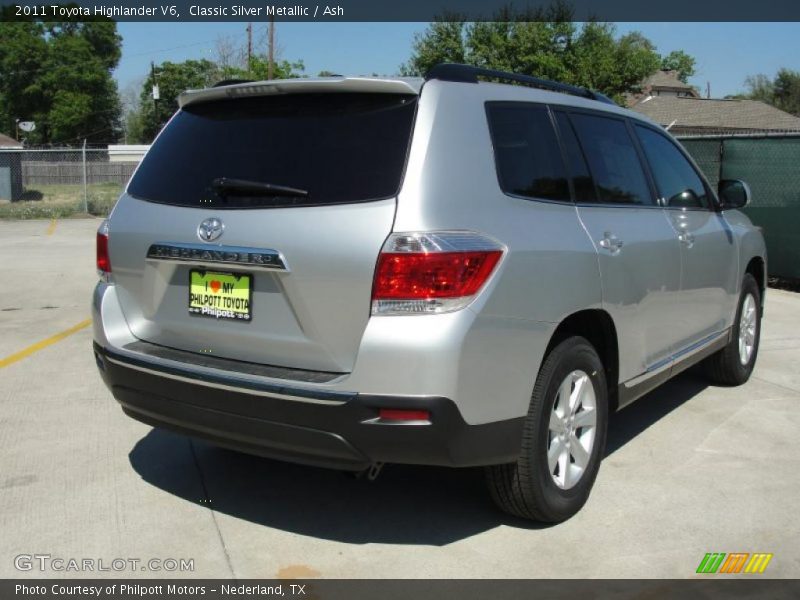Classic Silver Metallic / Ash 2011 Toyota Highlander V6