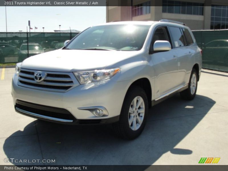 Classic Silver Metallic / Ash 2011 Toyota Highlander V6