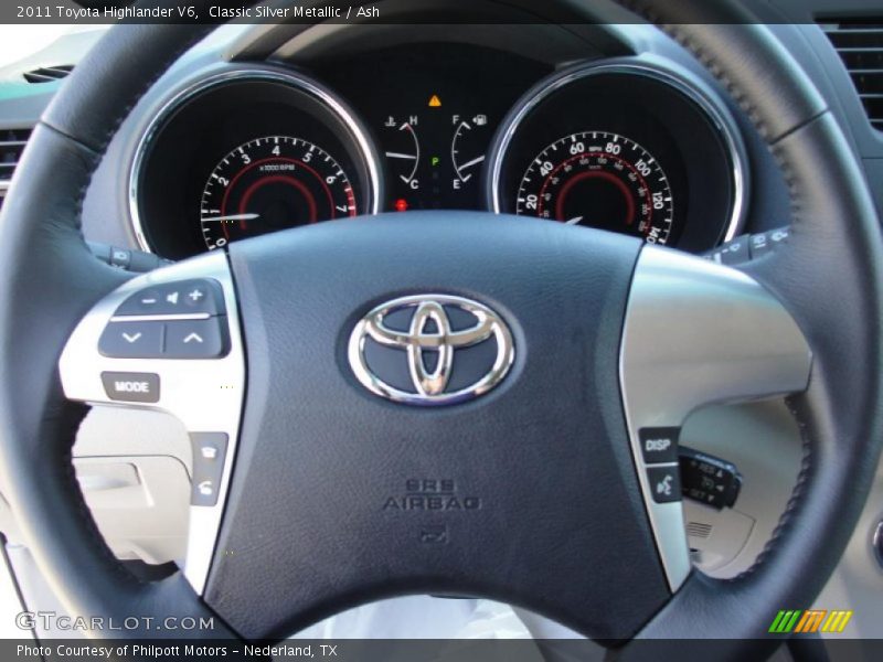 Classic Silver Metallic / Ash 2011 Toyota Highlander V6