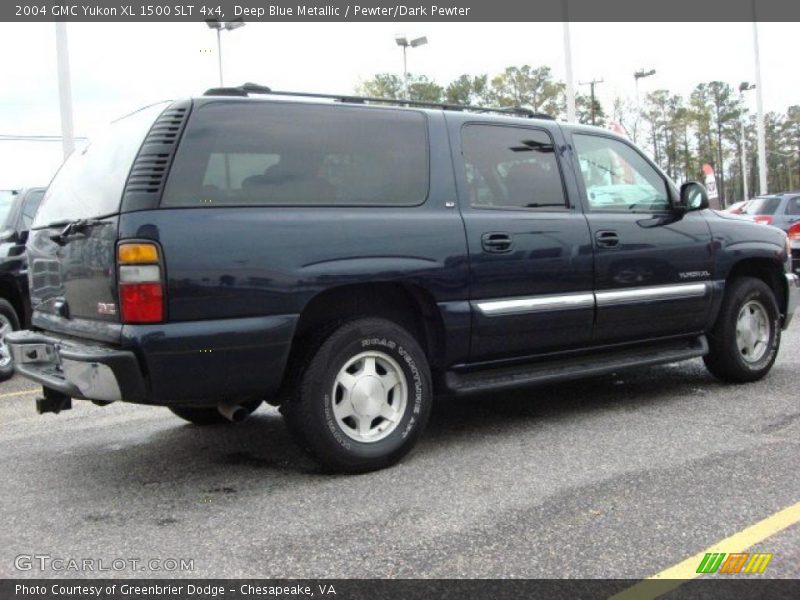 Deep Blue Metallic / Pewter/Dark Pewter 2004 GMC Yukon XL 1500 SLT 4x4