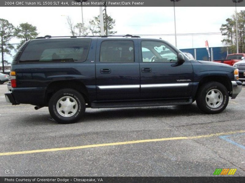 Deep Blue Metallic / Pewter/Dark Pewter 2004 GMC Yukon XL 1500 SLT 4x4