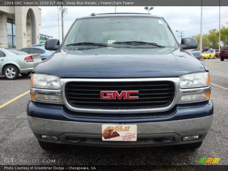 Deep Blue Metallic / Pewter/Dark Pewter 2004 GMC Yukon XL 1500 SLT 4x4