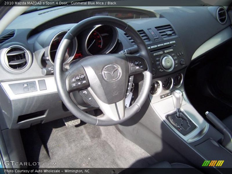 Gunmetal Blue Mica / Black 2010 Mazda MAZDA3 s Sport 4 Door