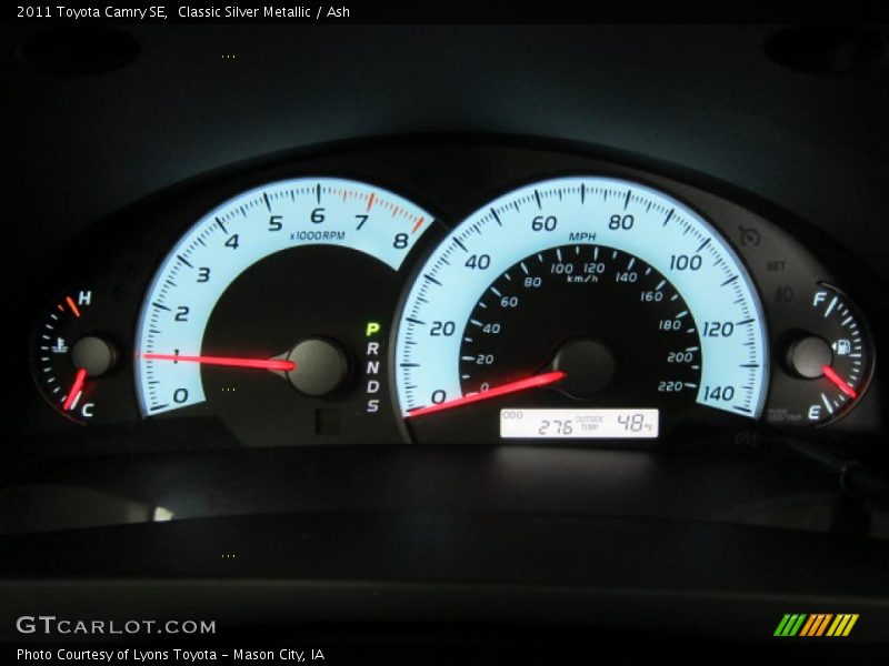 Classic Silver Metallic / Ash 2011 Toyota Camry SE