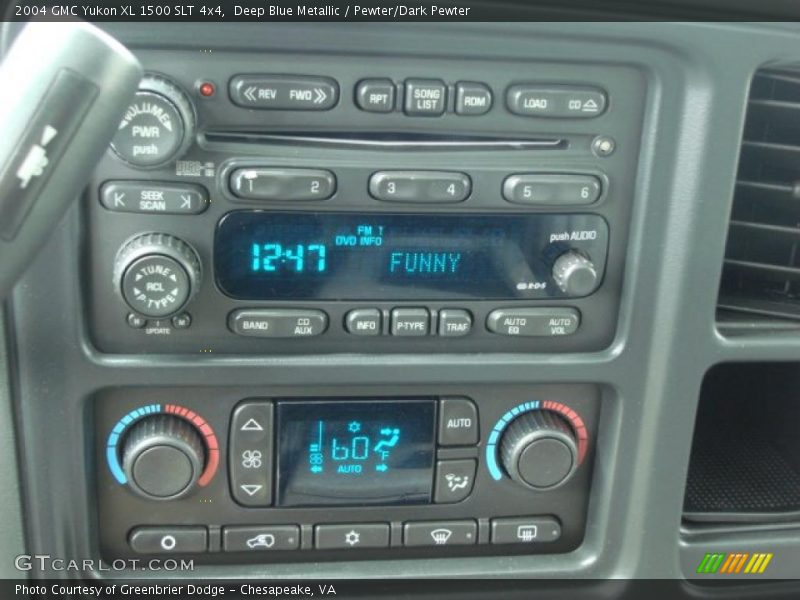 Controls of 2004 Yukon XL 1500 SLT 4x4