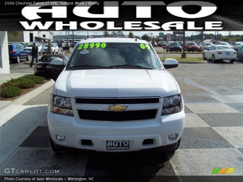 Summit White / Ebony 2009 Chevrolet Tahoe LT XFE