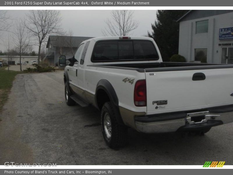 Oxford White / Medium Parchment 2001 Ford F250 Super Duty Lariat SuperCab 4x4