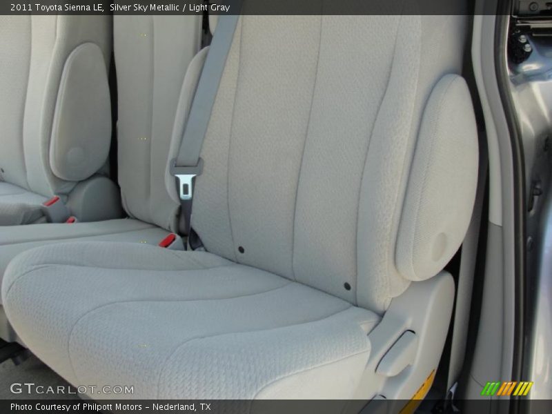 Silver Sky Metallic / Light Gray 2011 Toyota Sienna LE