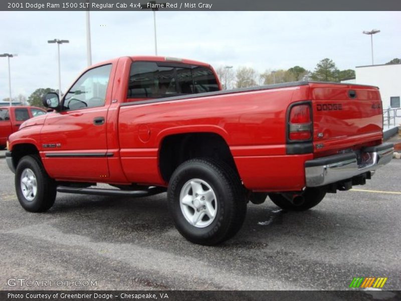  2001 Ram 1500 SLT Regular Cab 4x4 Flame Red