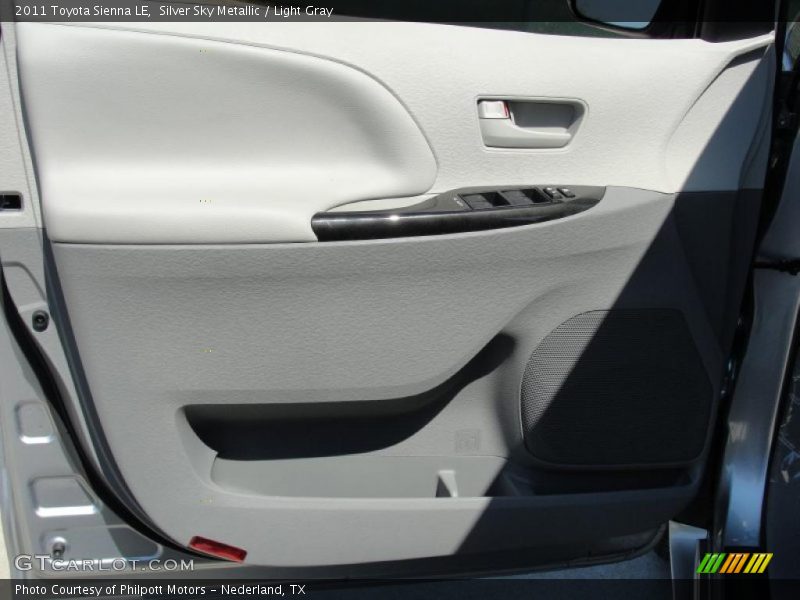 Silver Sky Metallic / Light Gray 2011 Toyota Sienna LE