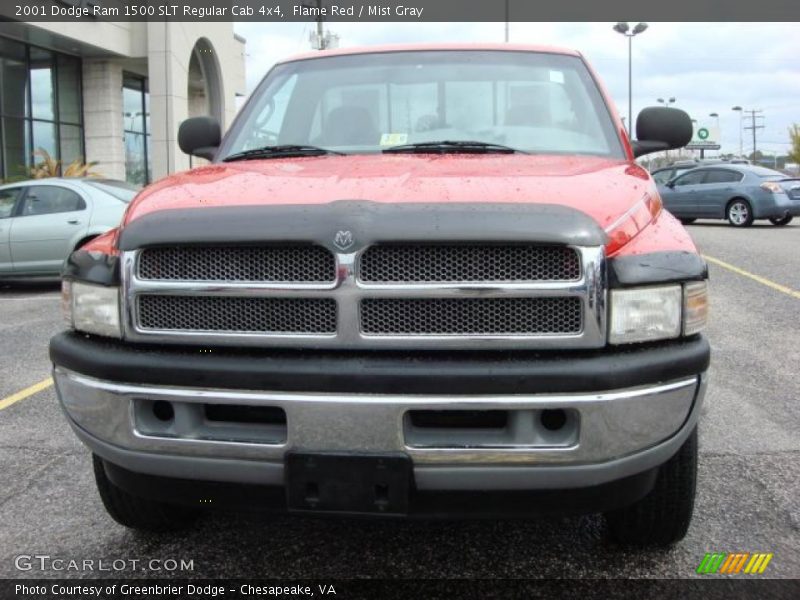 Flame Red / Mist Gray 2001 Dodge Ram 1500 SLT Regular Cab 4x4