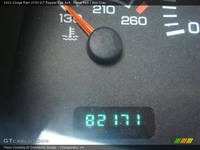 Flame Red / Mist Gray 2001 Dodge Ram 1500 SLT Regular Cab 4x4