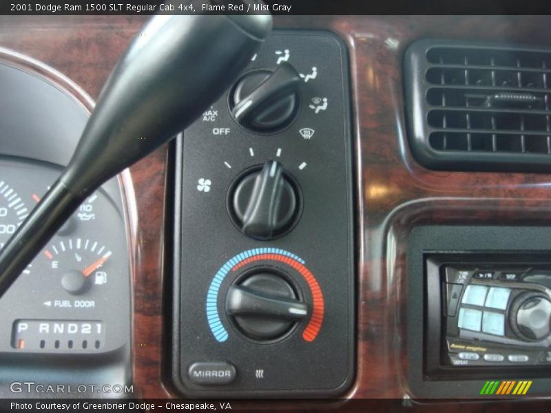 Flame Red / Mist Gray 2001 Dodge Ram 1500 SLT Regular Cab 4x4
