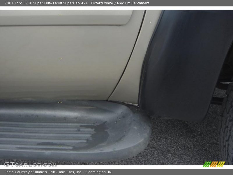 Oxford White / Medium Parchment 2001 Ford F250 Super Duty Lariat SuperCab 4x4