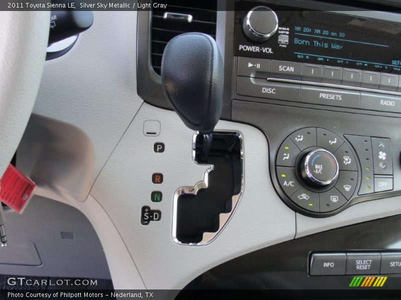 Silver Sky Metallic / Light Gray 2011 Toyota Sienna LE