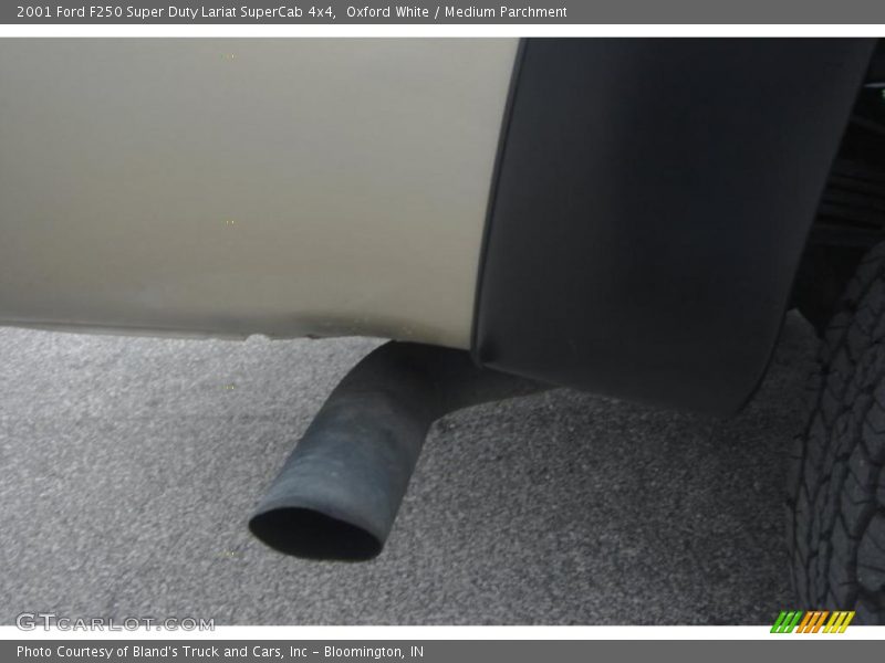 Oxford White / Medium Parchment 2001 Ford F250 Super Duty Lariat SuperCab 4x4