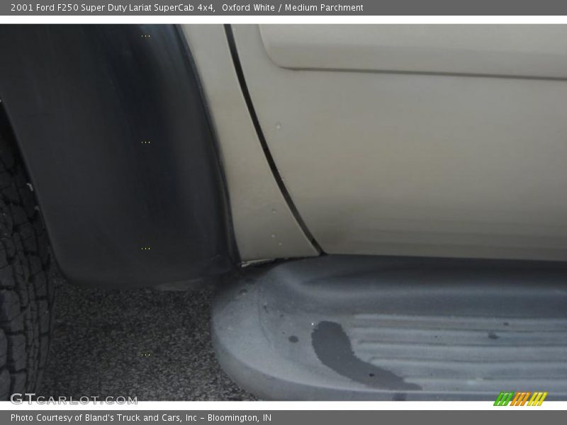 Oxford White / Medium Parchment 2001 Ford F250 Super Duty Lariat SuperCab 4x4