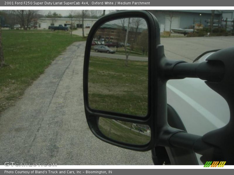 Oxford White / Medium Parchment 2001 Ford F250 Super Duty Lariat SuperCab 4x4