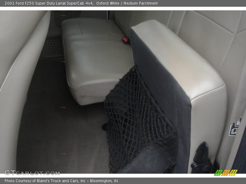 Oxford White / Medium Parchment 2001 Ford F250 Super Duty Lariat SuperCab 4x4