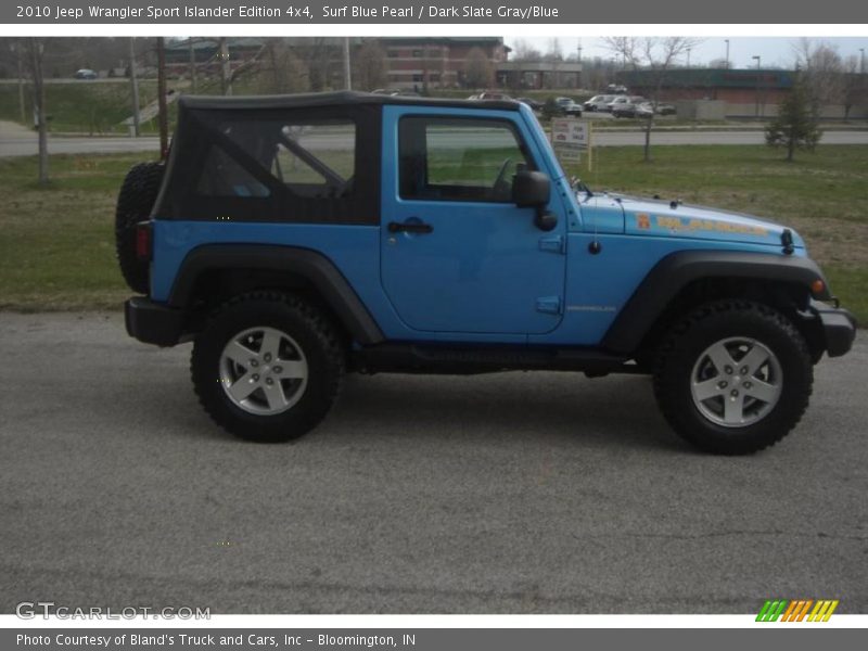 Surf Blue Pearl / Dark Slate Gray/Blue 2010 Jeep Wrangler Sport Islander Edition 4x4