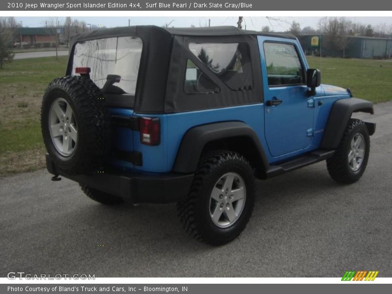 Surf Blue Pearl / Dark Slate Gray/Blue 2010 Jeep Wrangler Sport Islander Edition 4x4