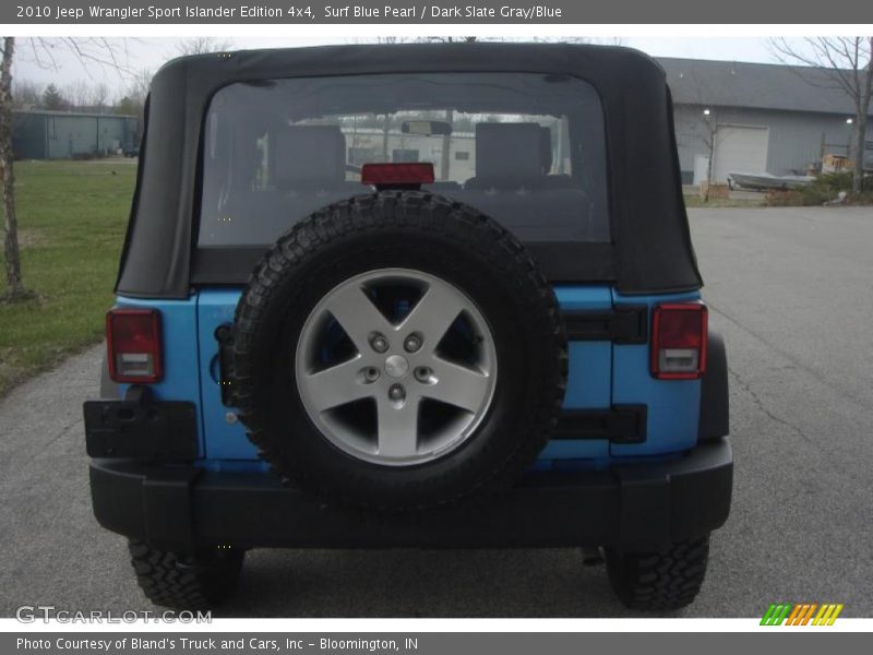 Surf Blue Pearl / Dark Slate Gray/Blue 2010 Jeep Wrangler Sport Islander Edition 4x4