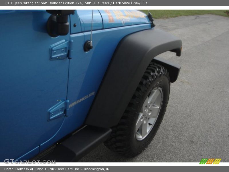Surf Blue Pearl / Dark Slate Gray/Blue 2010 Jeep Wrangler Sport Islander Edition 4x4
