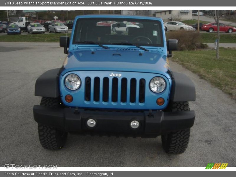 Surf Blue Pearl / Dark Slate Gray/Blue 2010 Jeep Wrangler Sport Islander Edition 4x4