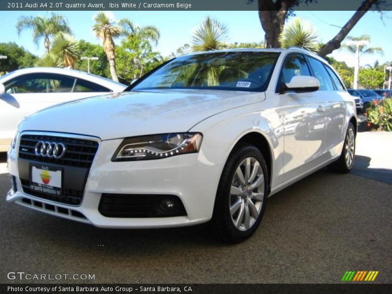 Ibis White / Cardamom Beige 2011 Audi A4 2.0T quattro Avant