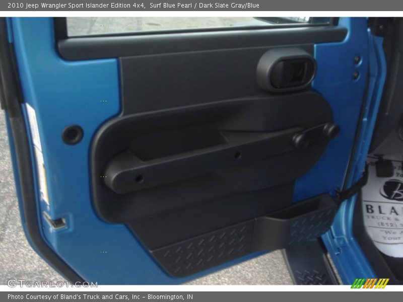 Surf Blue Pearl / Dark Slate Gray/Blue 2010 Jeep Wrangler Sport Islander Edition 4x4
