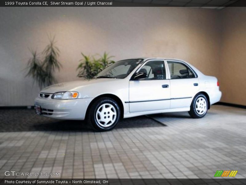 Silver Stream Opal / Light Charcoal 1999 Toyota Corolla CE