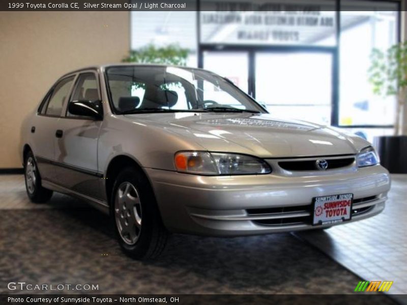 Silver Stream Opal / Light Charcoal 1999 Toyota Corolla CE