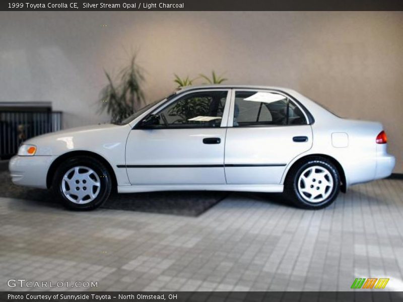 Silver Stream Opal / Light Charcoal 1999 Toyota Corolla CE