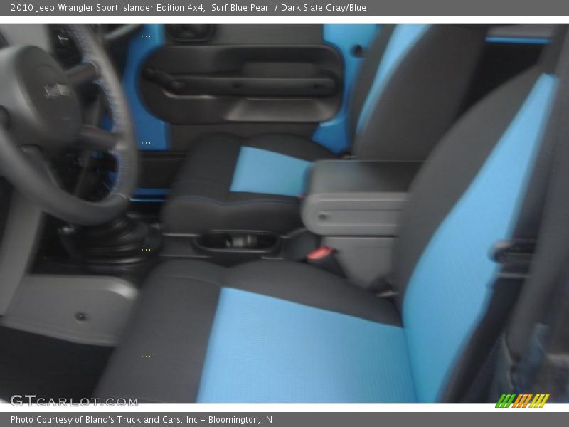 Surf Blue Pearl / Dark Slate Gray/Blue 2010 Jeep Wrangler Sport Islander Edition 4x4