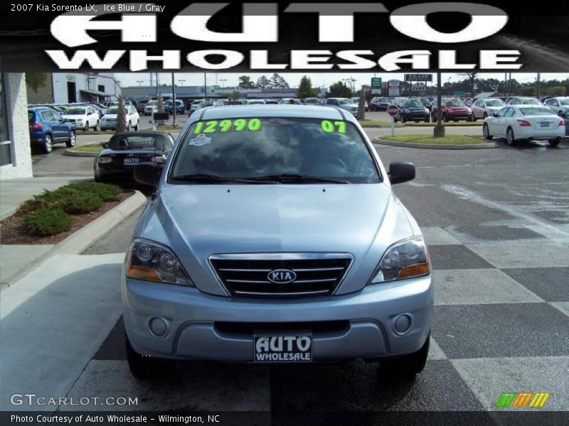 Ice Blue / Gray 2007 Kia Sorento LX