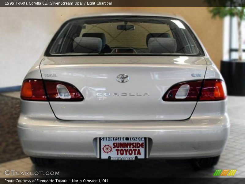 Silver Stream Opal / Light Charcoal 1999 Toyota Corolla CE