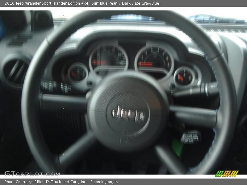 Surf Blue Pearl / Dark Slate Gray/Blue 2010 Jeep Wrangler Sport Islander Edition 4x4