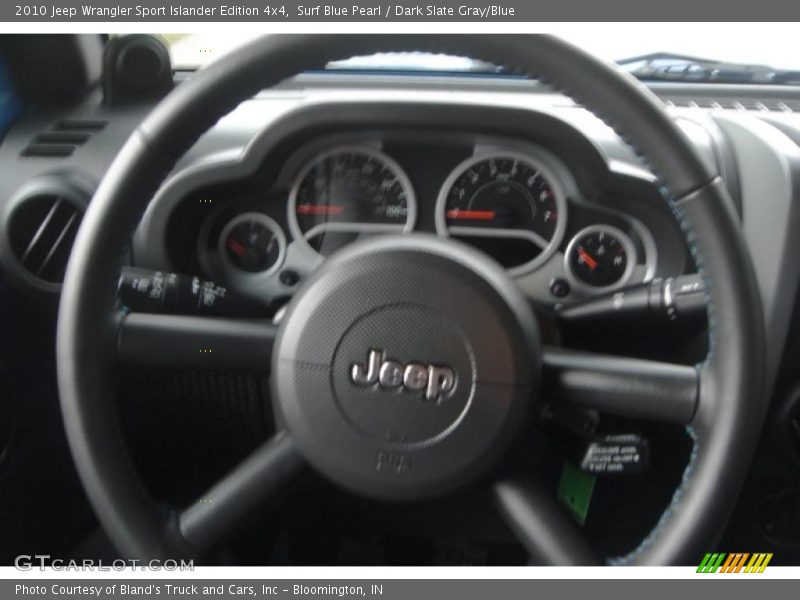 Surf Blue Pearl / Dark Slate Gray/Blue 2010 Jeep Wrangler Sport Islander Edition 4x4