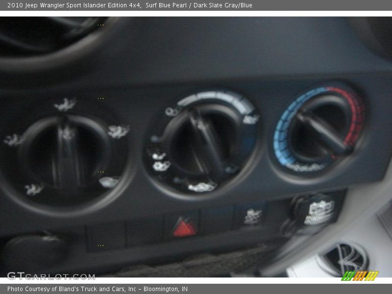 Surf Blue Pearl / Dark Slate Gray/Blue 2010 Jeep Wrangler Sport Islander Edition 4x4