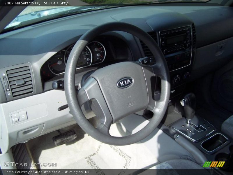 Ice Blue / Gray 2007 Kia Sorento LX