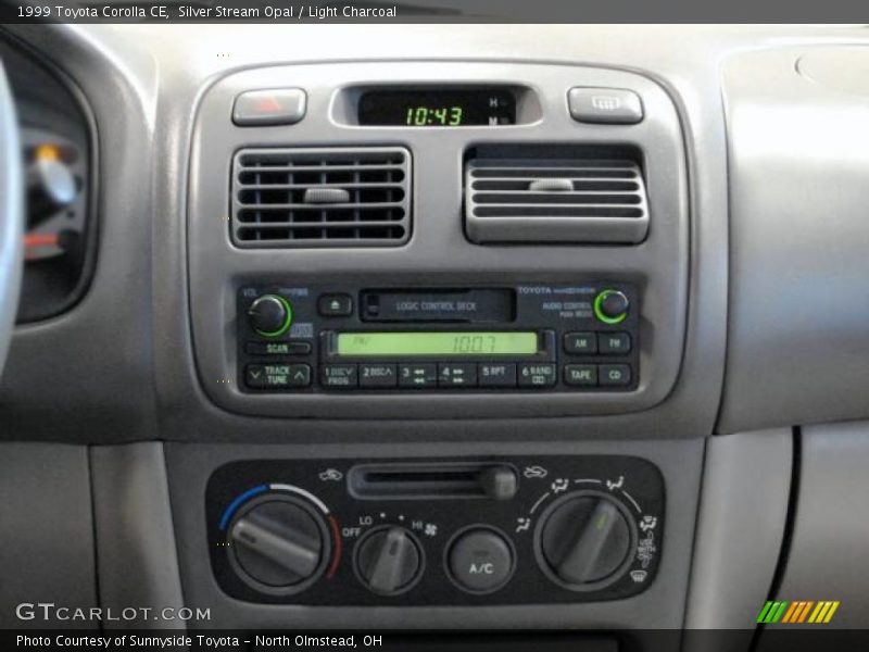 Silver Stream Opal / Light Charcoal 1999 Toyota Corolla CE