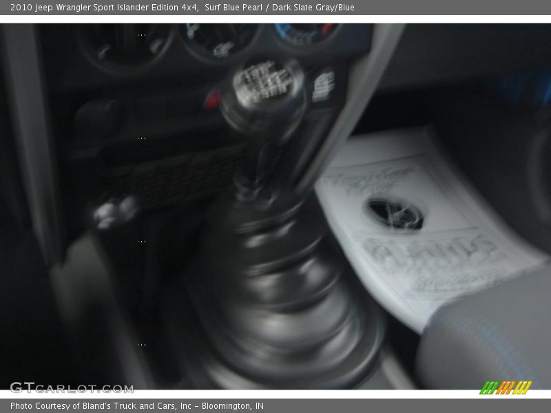 Surf Blue Pearl / Dark Slate Gray/Blue 2010 Jeep Wrangler Sport Islander Edition 4x4