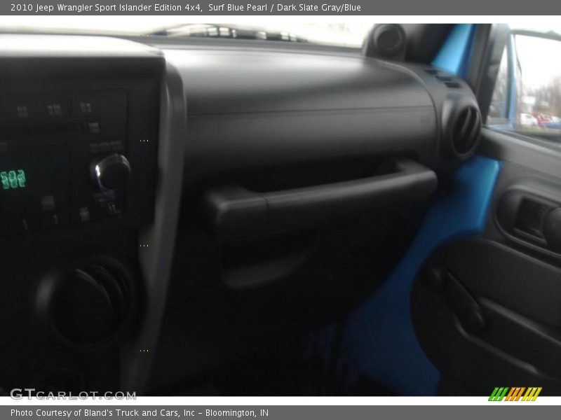 Surf Blue Pearl / Dark Slate Gray/Blue 2010 Jeep Wrangler Sport Islander Edition 4x4