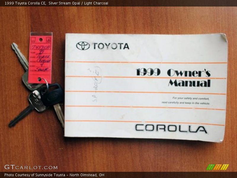 Silver Stream Opal / Light Charcoal 1999 Toyota Corolla CE