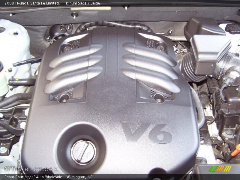 Platinum Sage / Beige 2008 Hyundai Santa Fe Limited