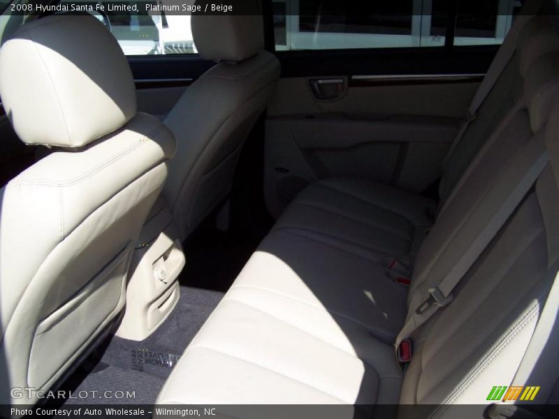 Platinum Sage / Beige 2008 Hyundai Santa Fe Limited