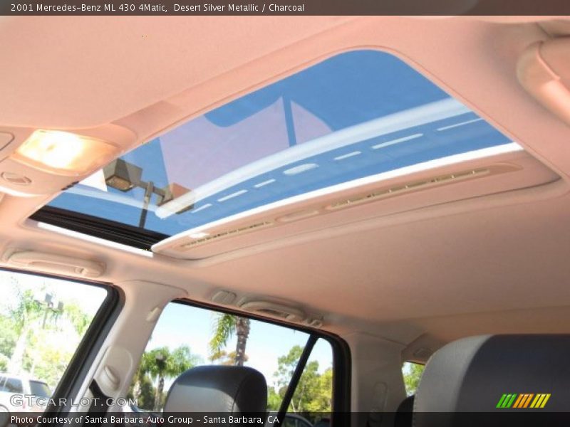 Desert Silver Metallic / Charcoal 2001 Mercedes-Benz ML 430 4Matic